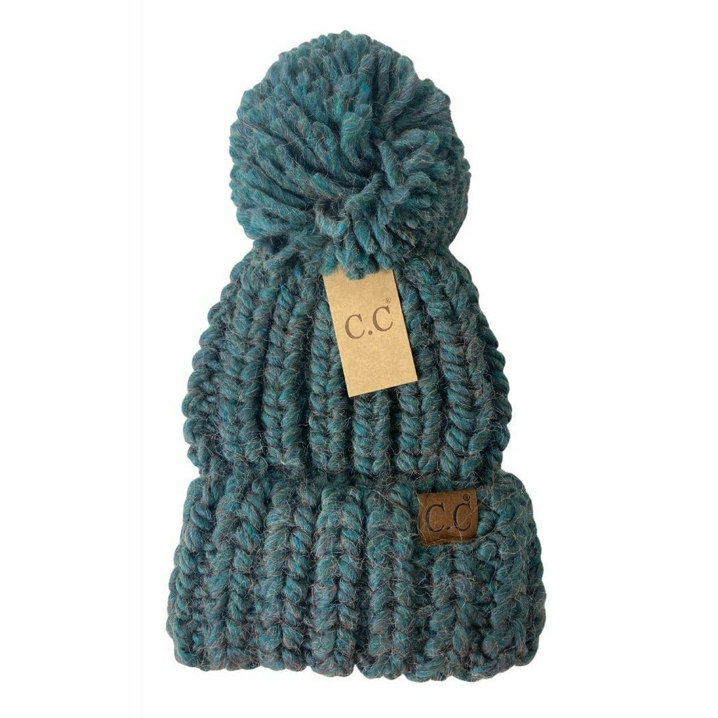 CC Chunky Knit Pom Beanie