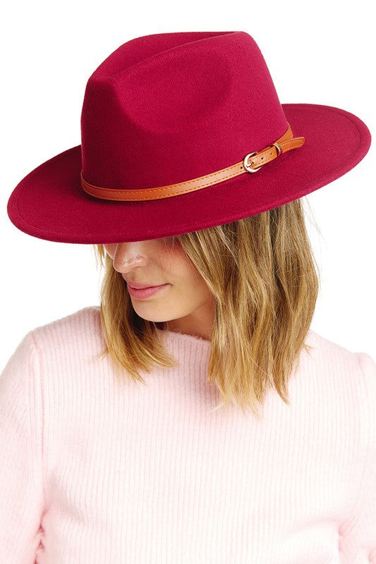 Belt Point Fedora Hat