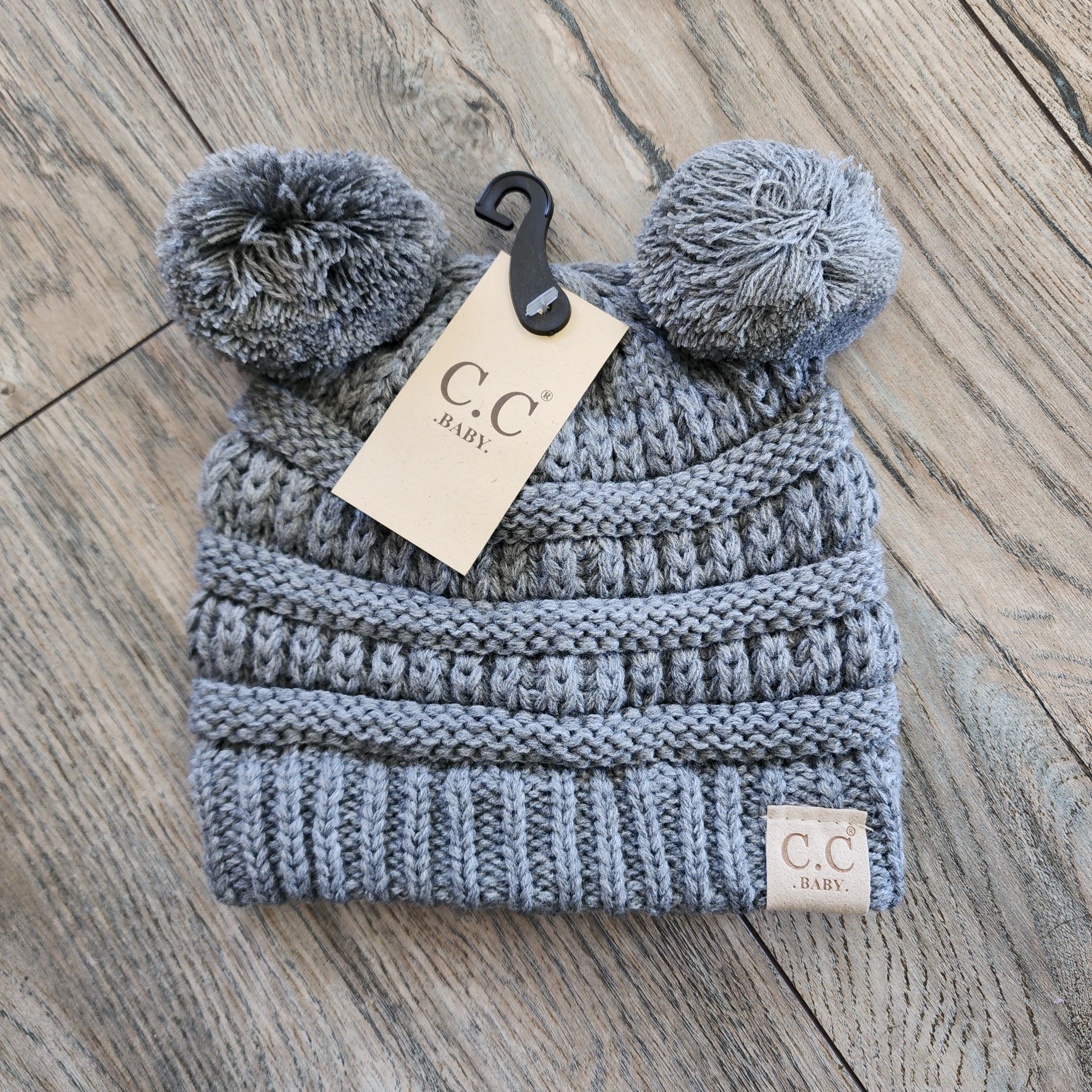 CC Baby Double Pom Beanie