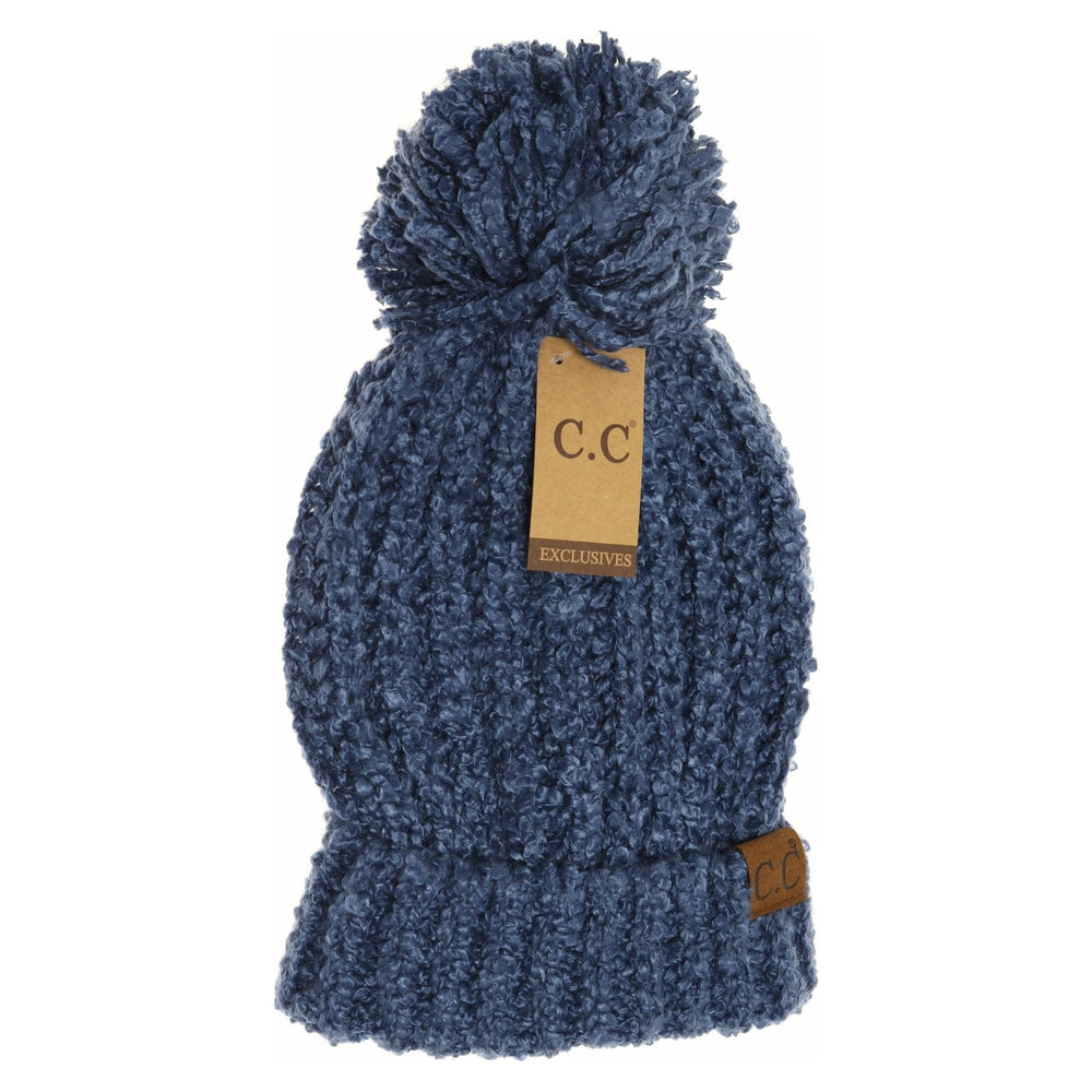 CC Chenille Pom Beanie