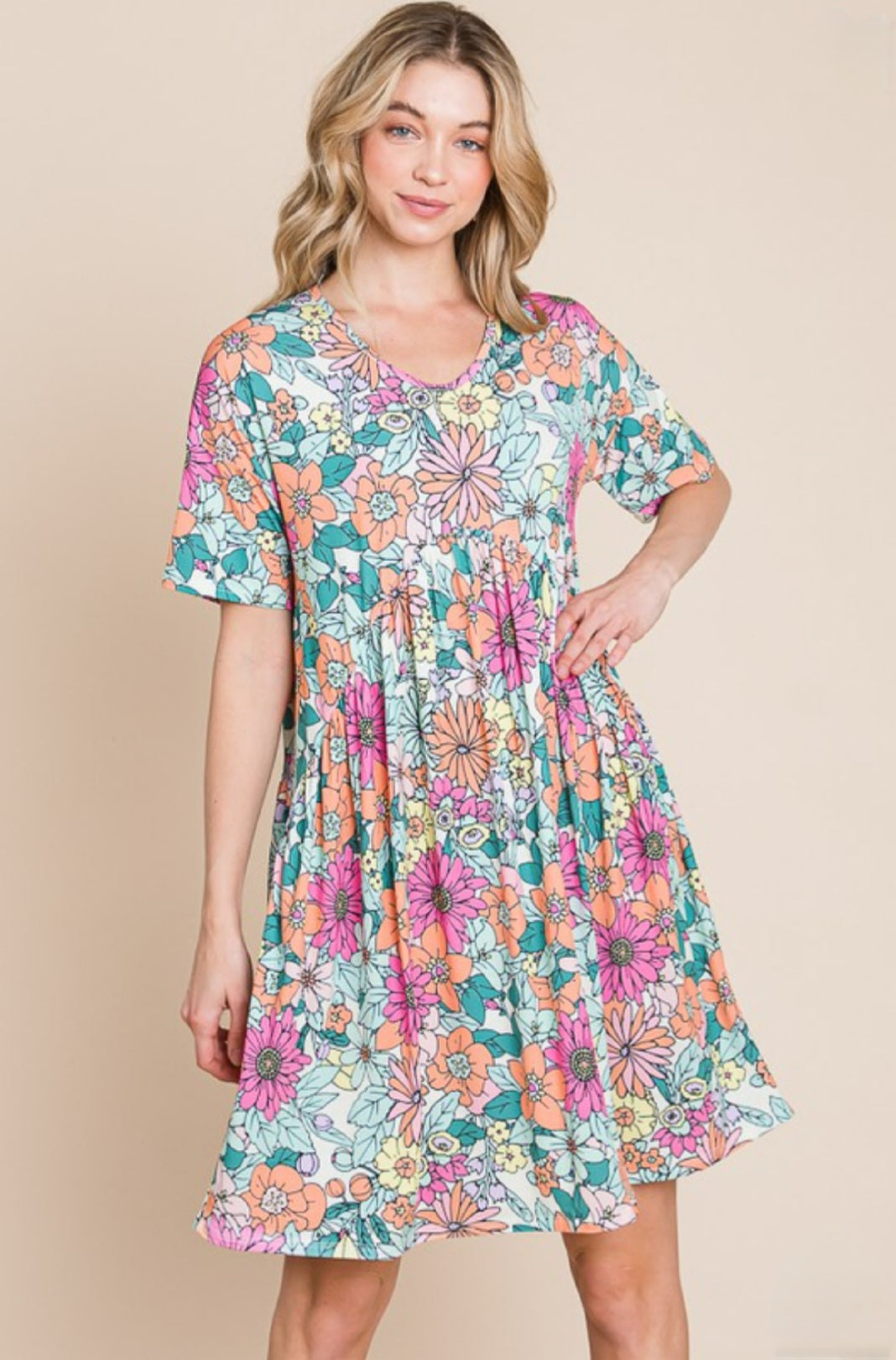 Tropical Colorful Dress