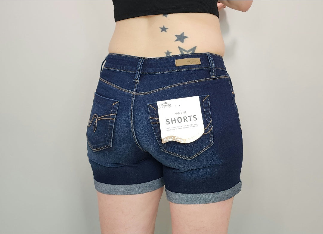 Mid-Rise Tummy Control Shorts