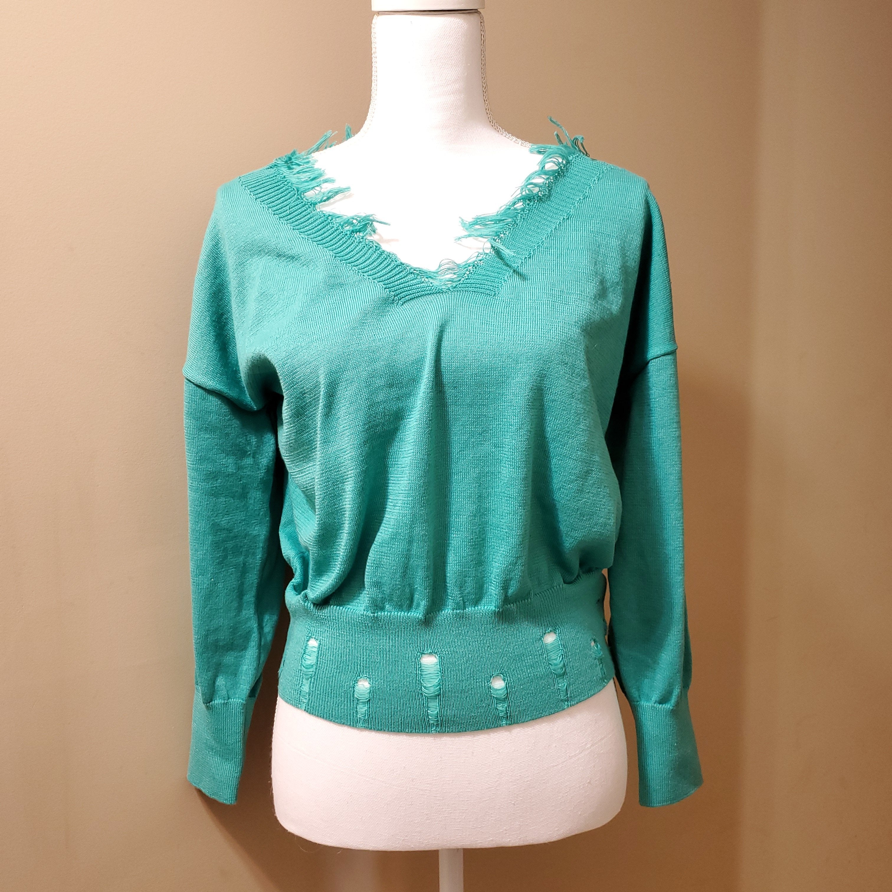 Turquoise Aberdeen Sweater