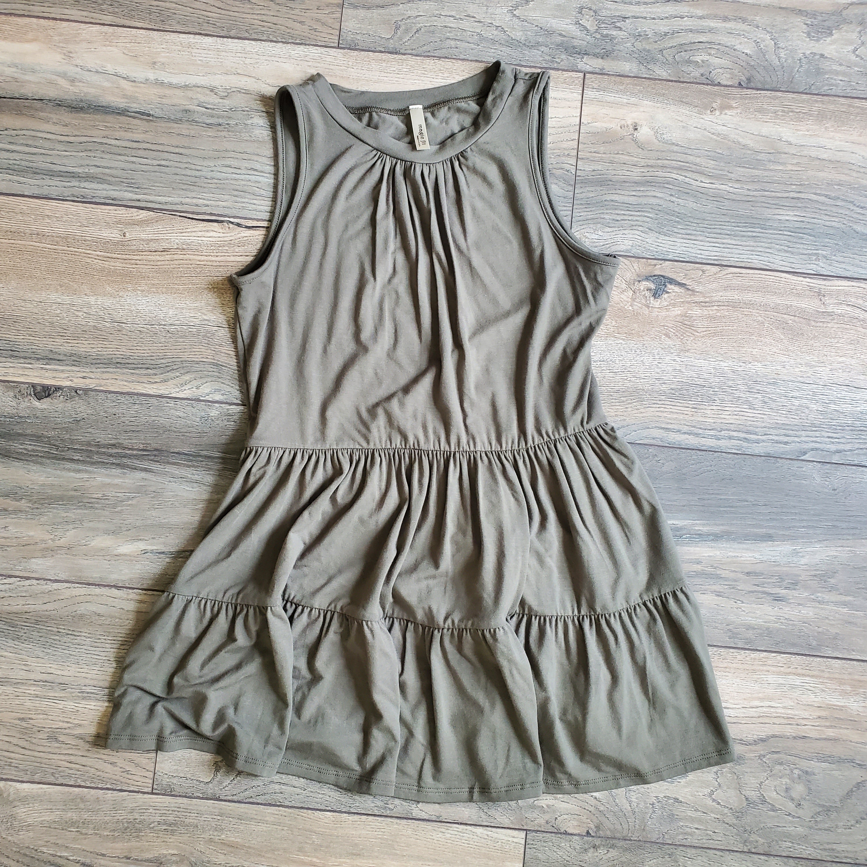 Sleeveless Ruffle Tunic