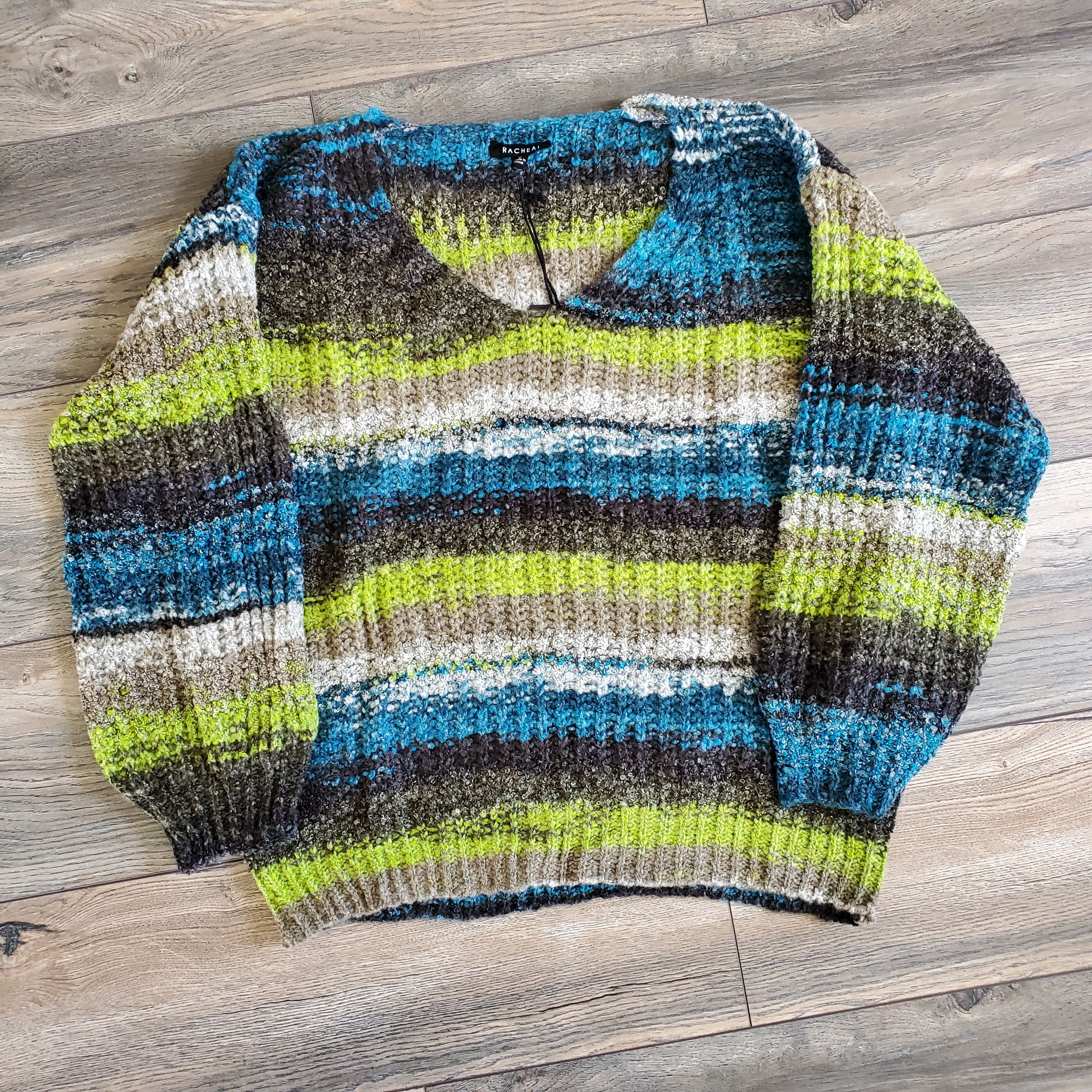 Multi Color Striped Sweater