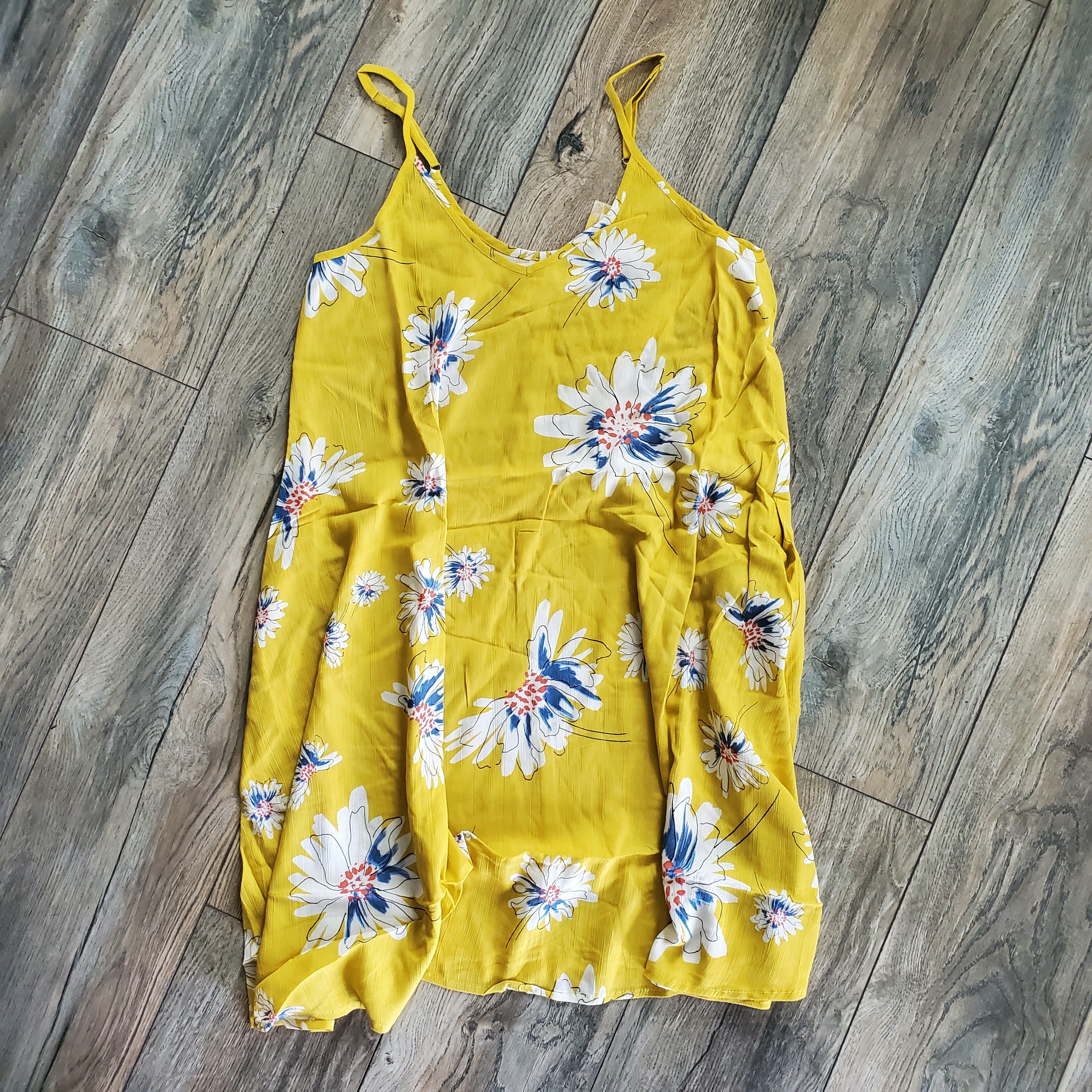 Yellow Floral Sundress