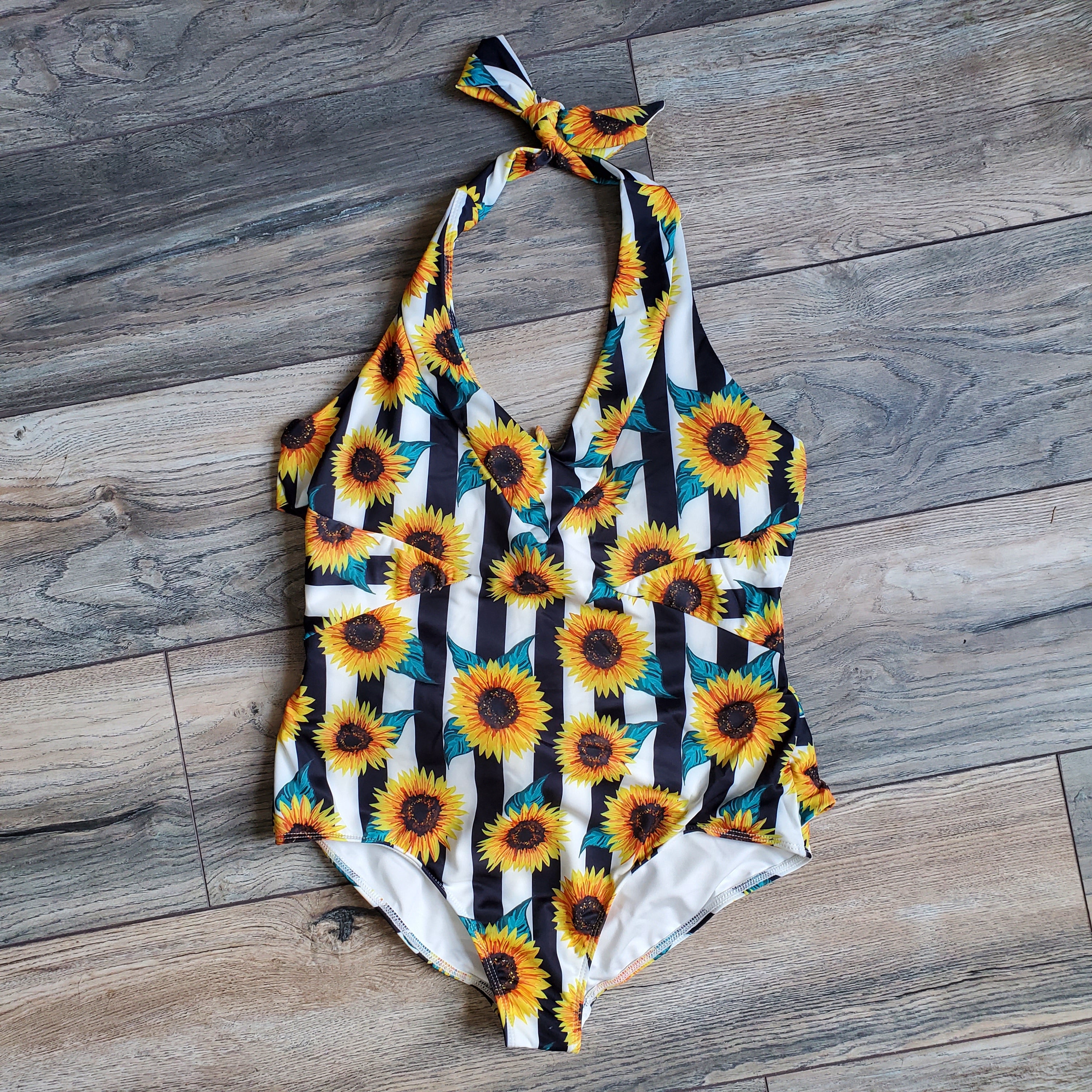 Sunbeams Tie Up * Sunflower Swimsuit