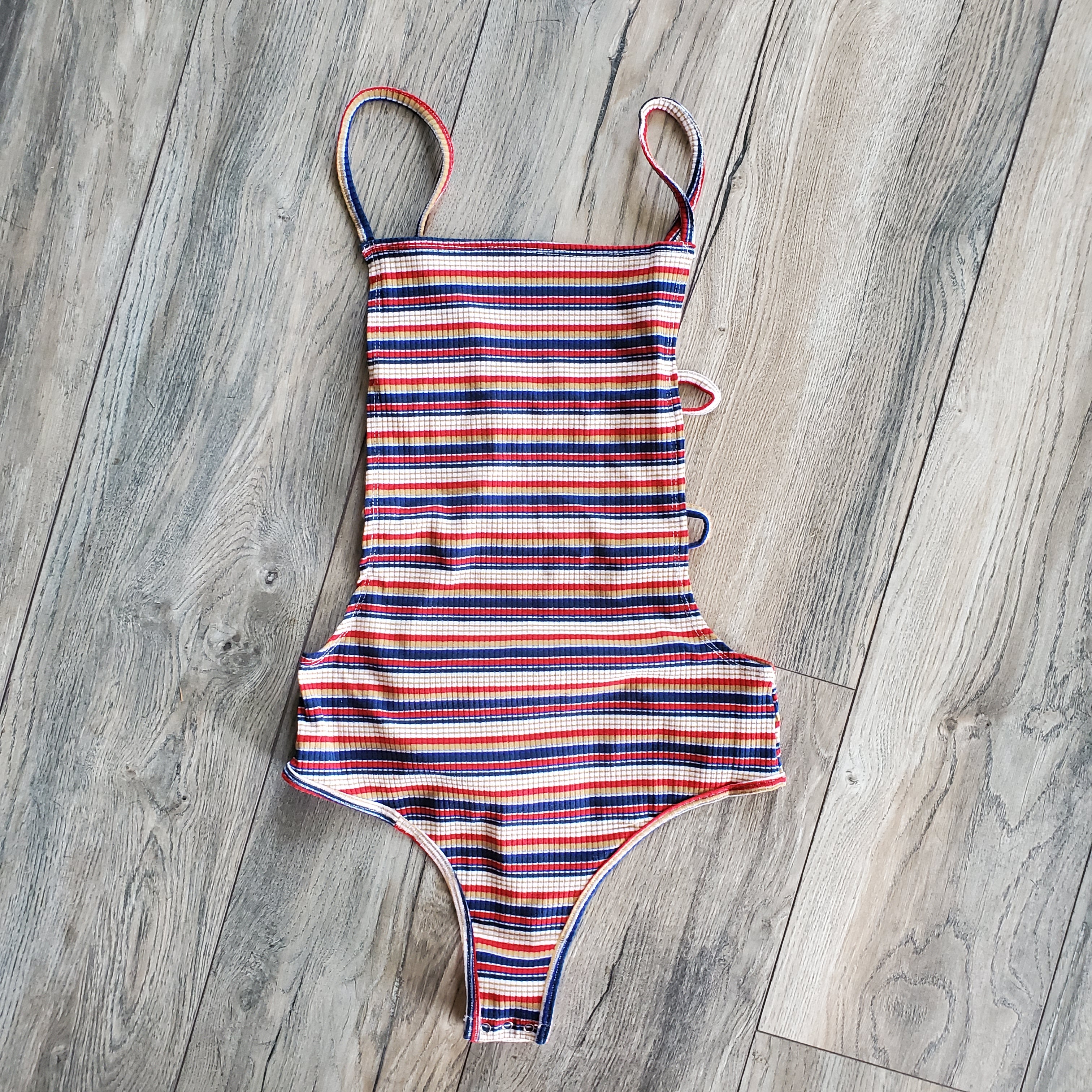 Striped Bodysuit (small)