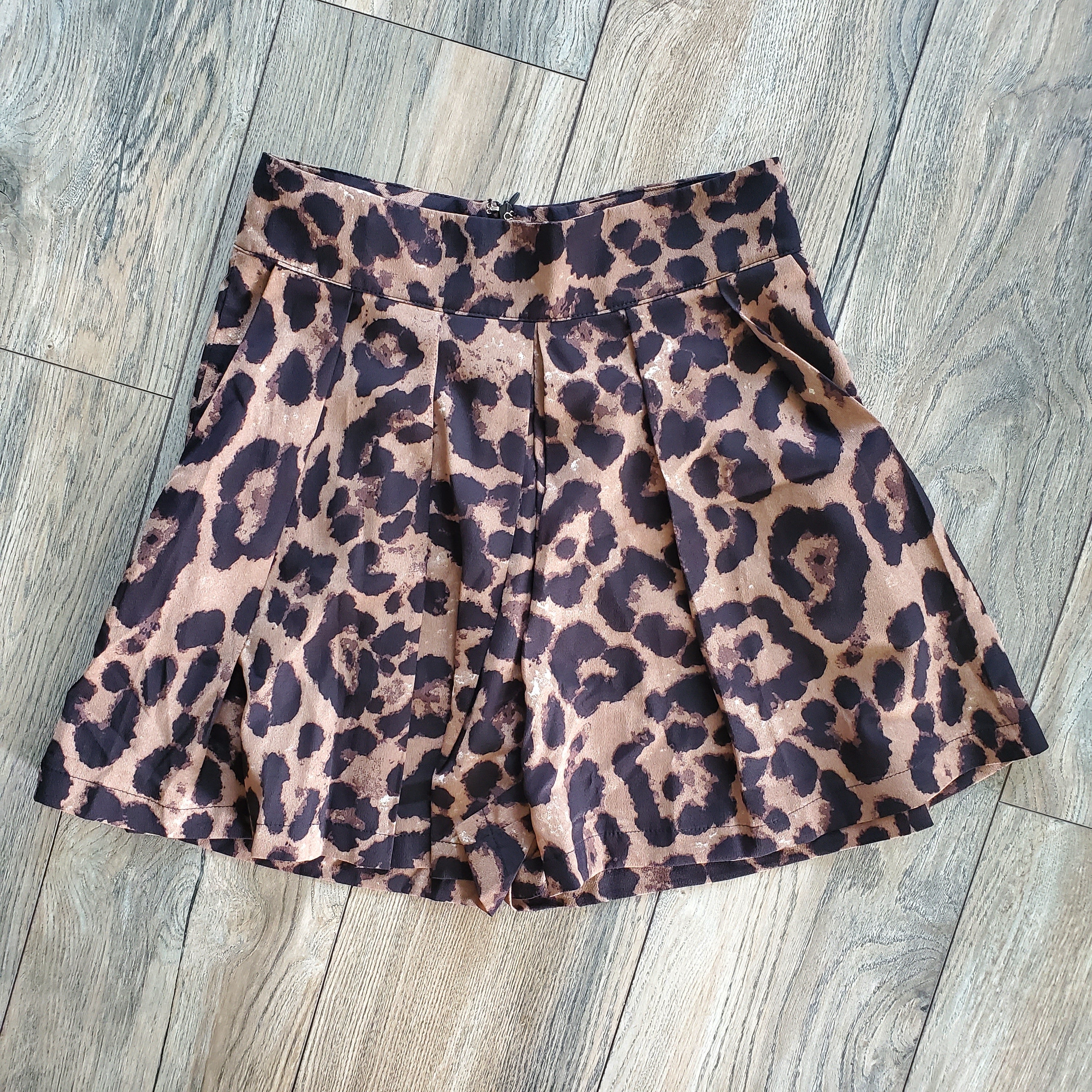 Leopard High Waist Shorts (small)