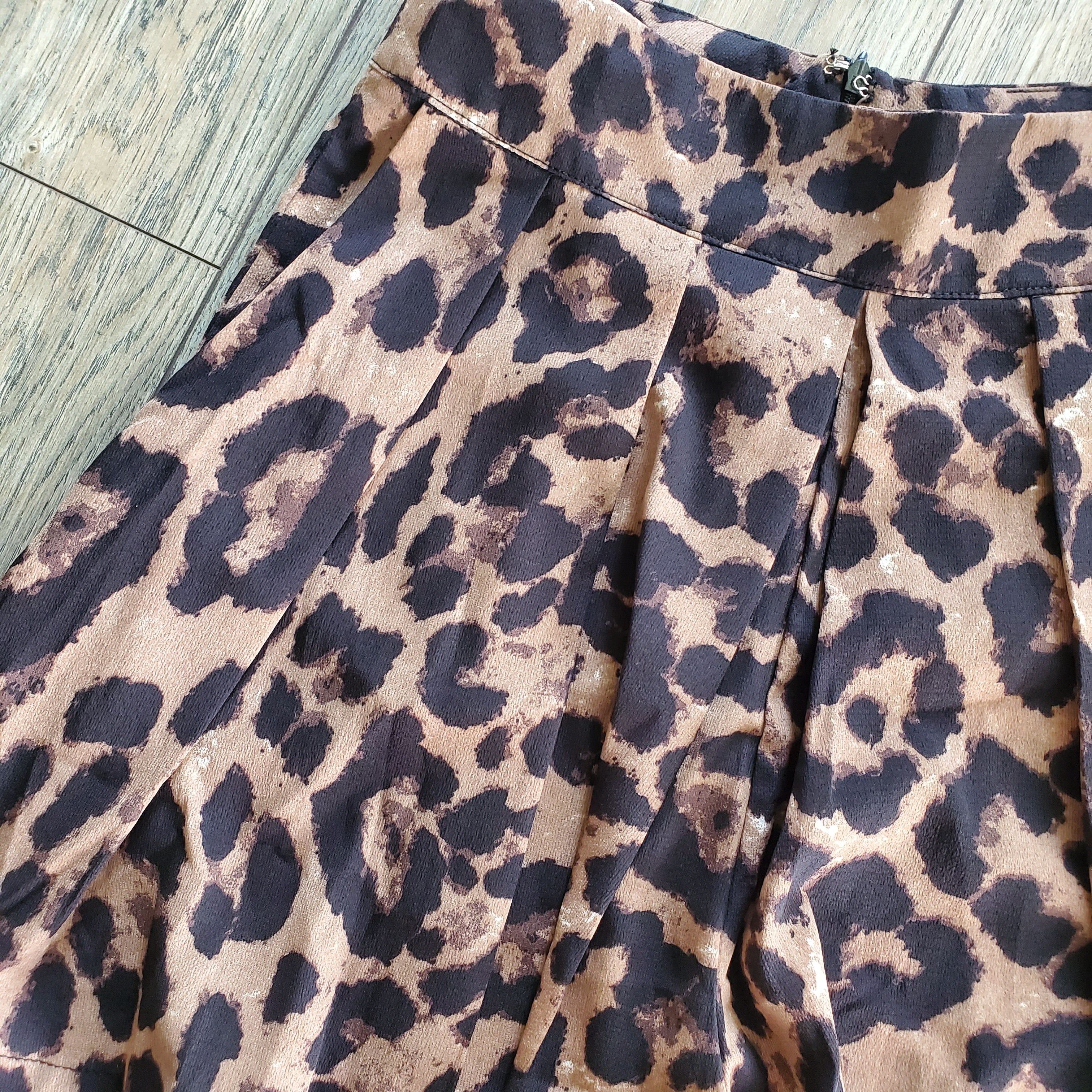 Leopard High Waist Shorts (small)