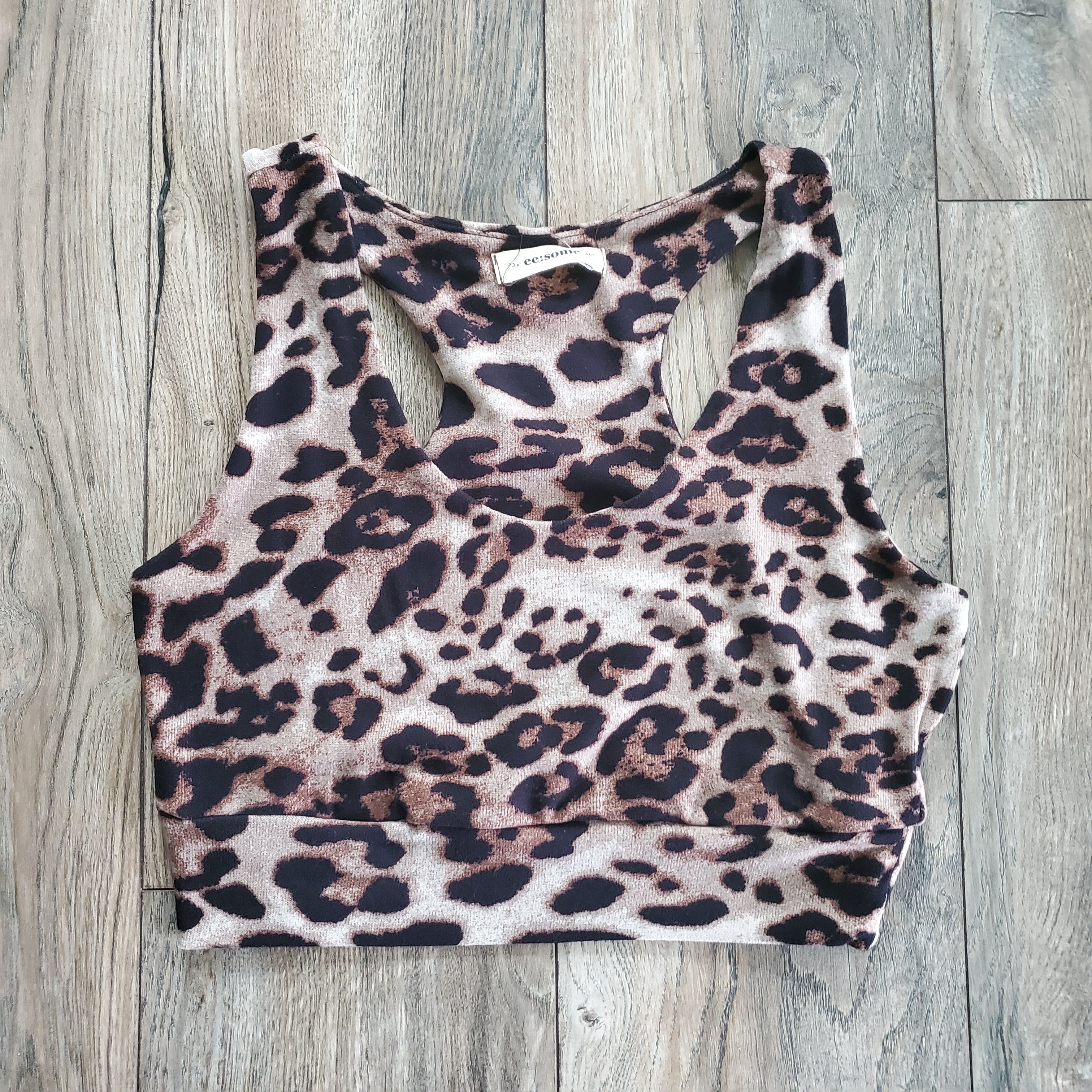 Leopard Print Bra Top