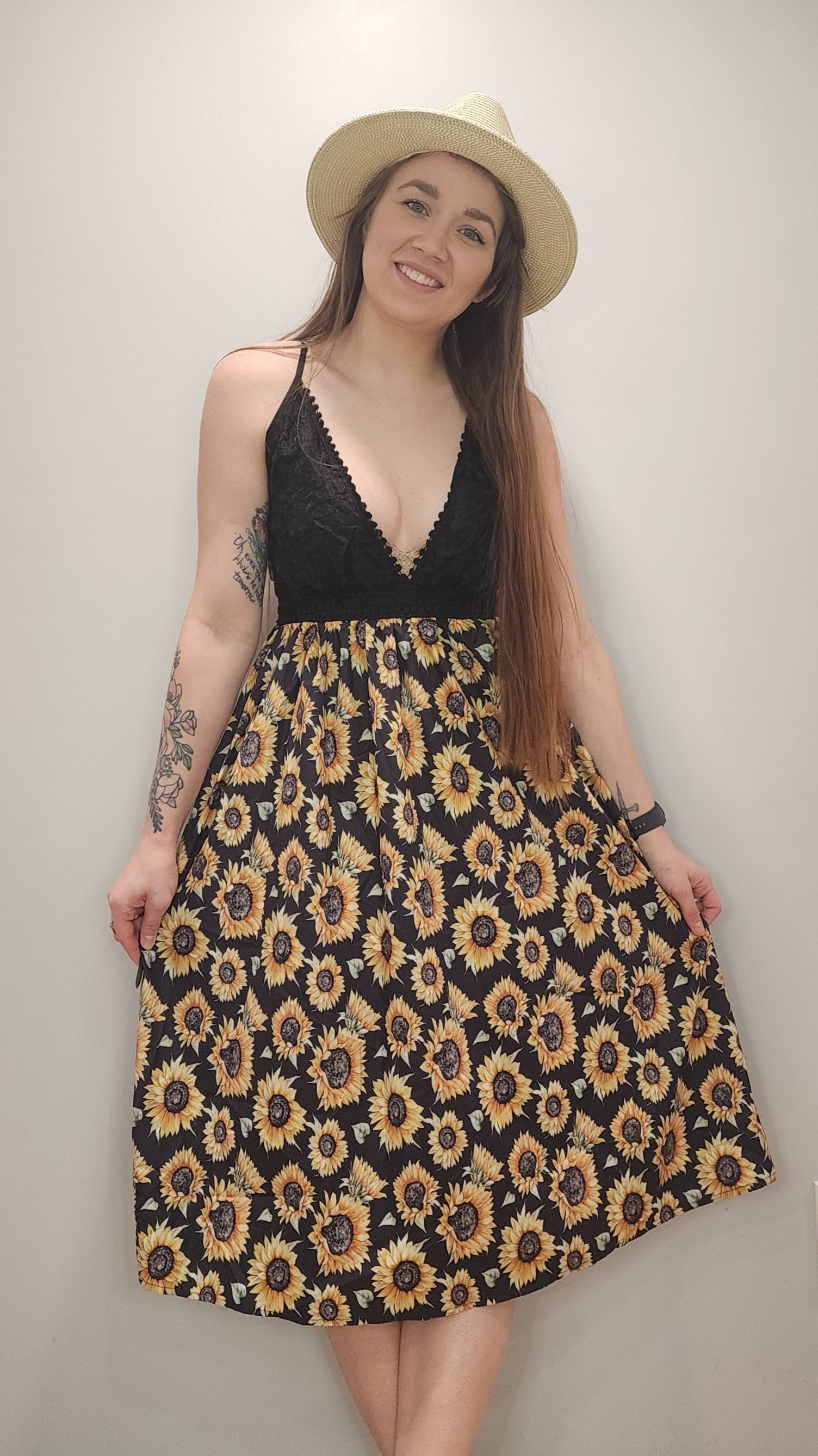 Sunflower Midi Dress