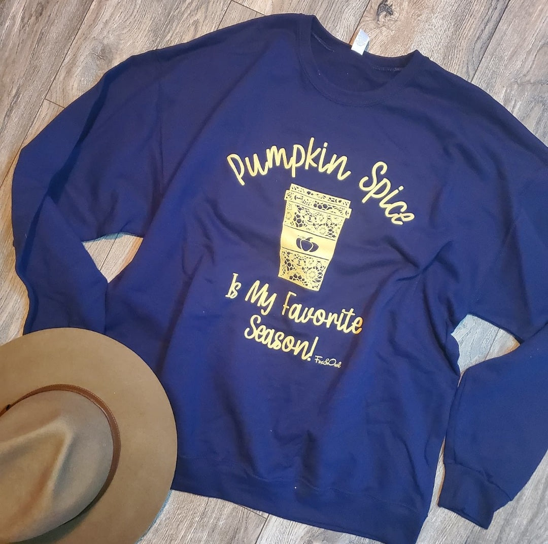 Pumpkin Spice Pullover Sweatshirt